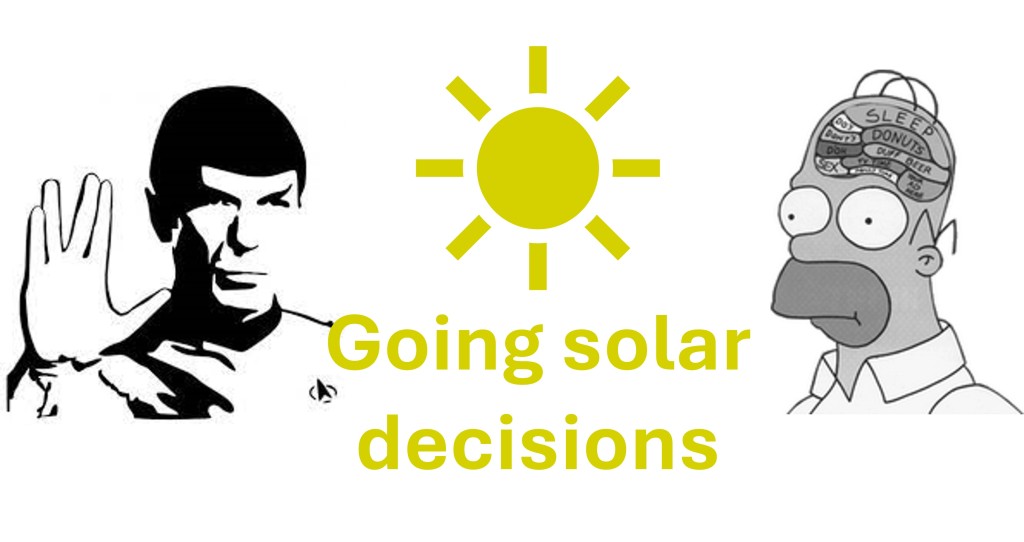 Going solar decisions