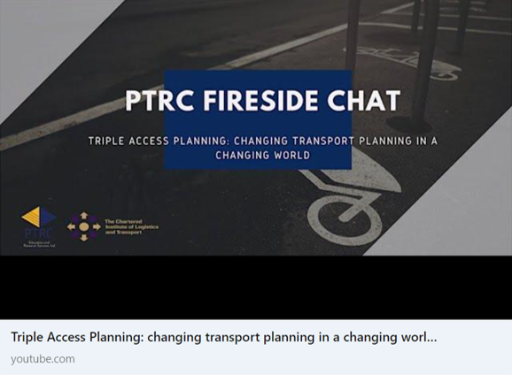 Triple Access Planning: Changing transport planning in a changing world